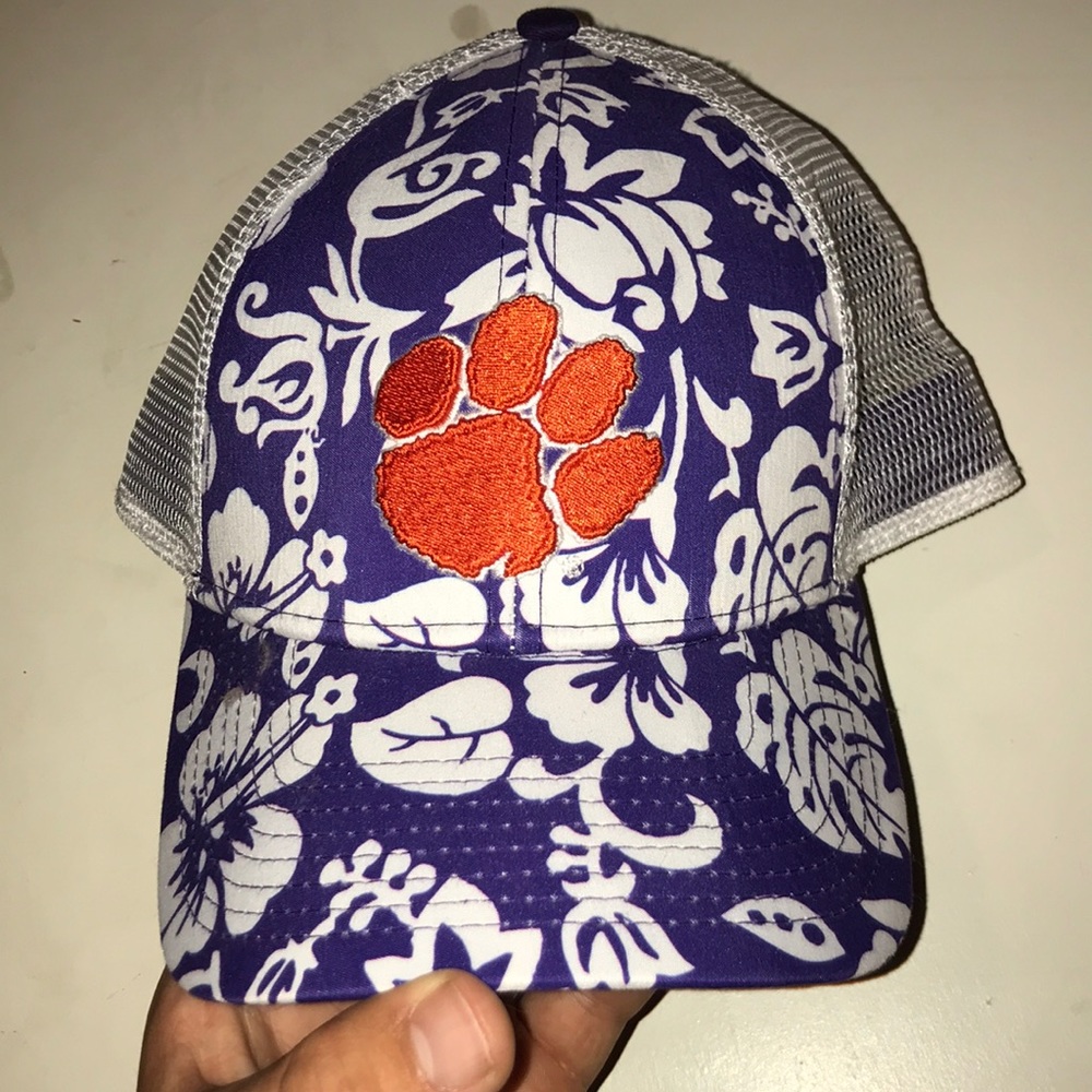 Clemson Hawaii print hat